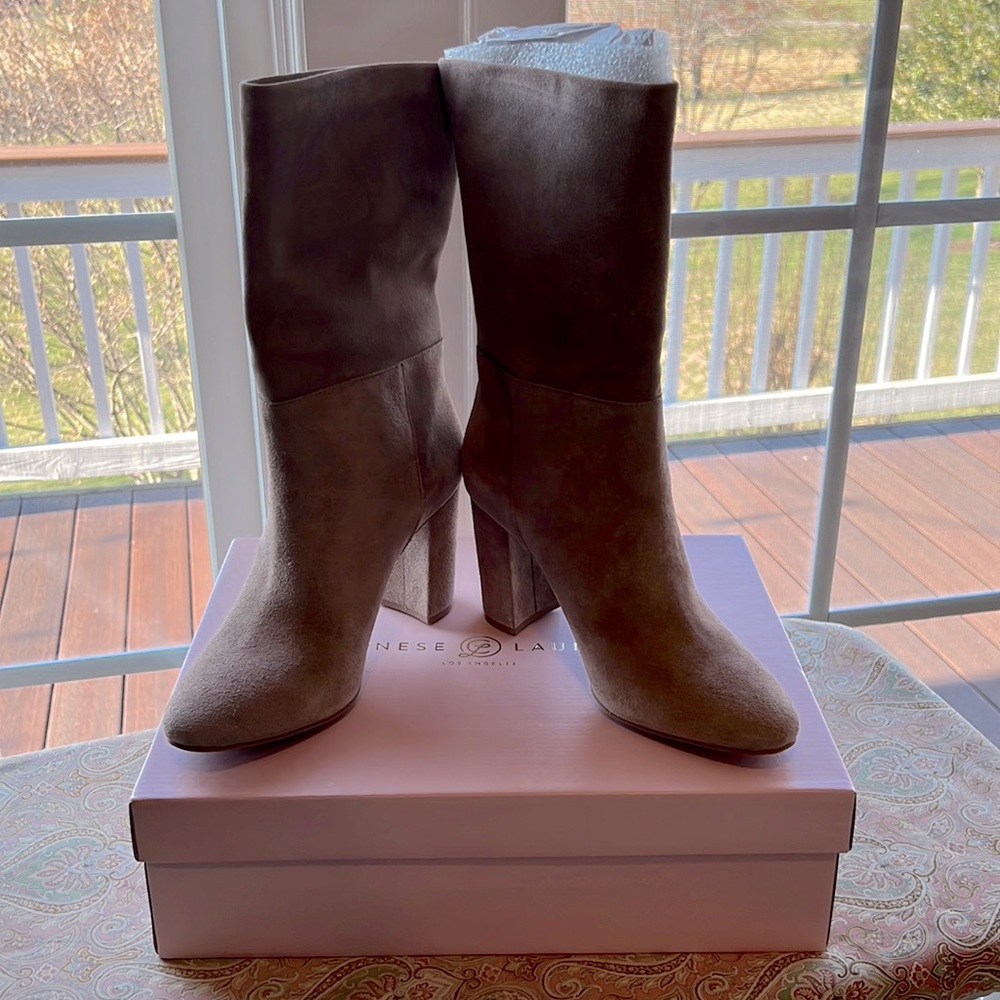 Chinese Laundry tall booties ize 9.5 NEW